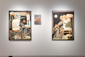 Impressionen der Ausstellung With bare hands von Alex Feuerstein