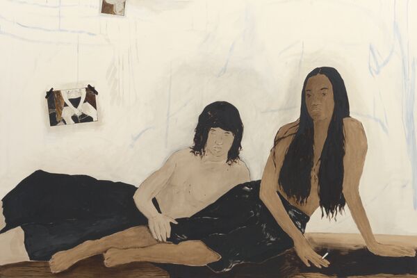 Das Bild MY BOYFRIEND AND HIS BEST FRIEND (WILLEM AND CHARITY) von Brett Seiler, führt zum Kalendereintrag