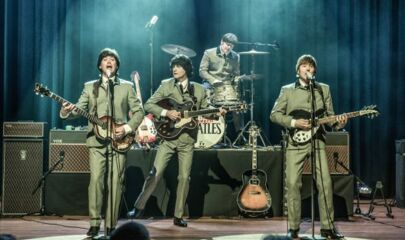 THE CAVERN BEATLES auf der Bühne, führt zum Kalendereintrag