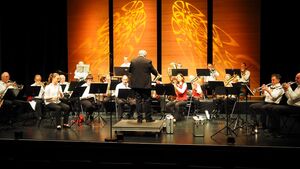 Die Stadtkapelle Bensheim auf Bühne