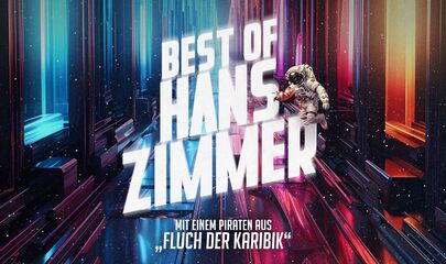 Schriftzug Best of Hans Zimmer, führt zum Kalendereintrag