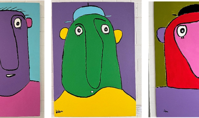 Drei Nasenmänner von Jürgen Klaban, führt zum Kalendereintrag