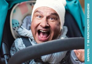 Lars Reichow im Kinderwagen