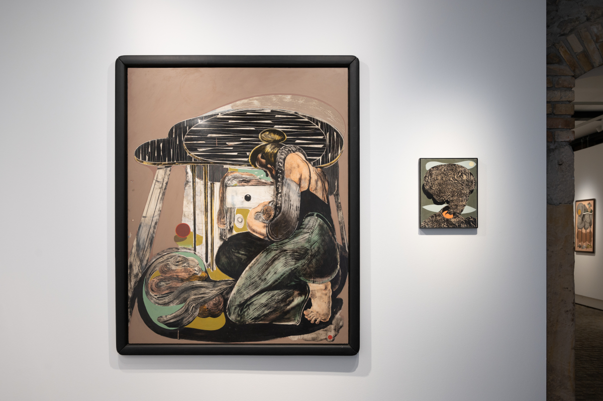 Impressionen der Ausstellung With bare hands von Alex Feuerstein