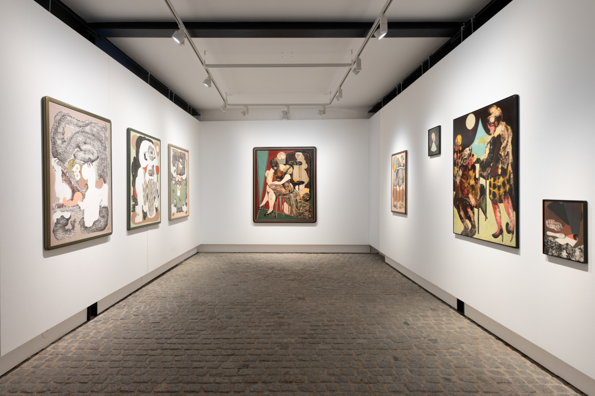 Impressionen der Ausstellung With bare hands von Alex Feuerstein