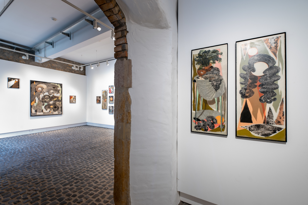 Impressionen der Ausstellung With bare hands von Alex Feuerstein