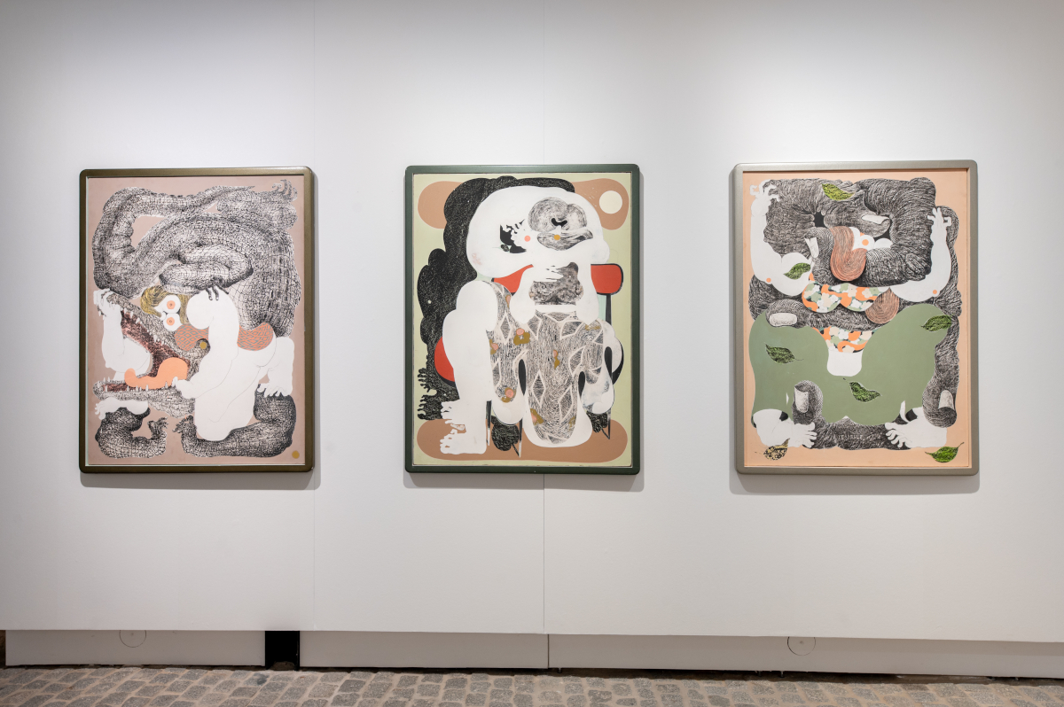 Impressionen der Ausstellung With bare hands von Alex Feuerstein