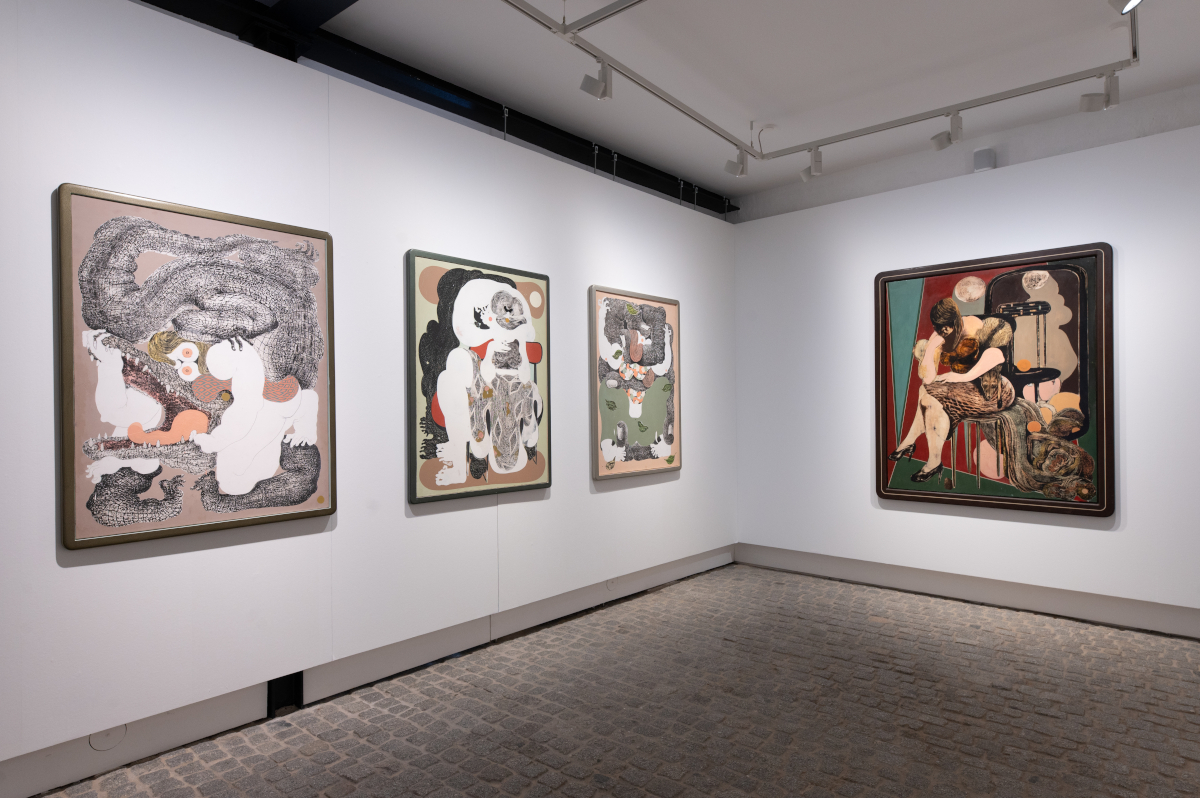 Impressionen der Ausstellung With bare hands von Alex Feuerstein