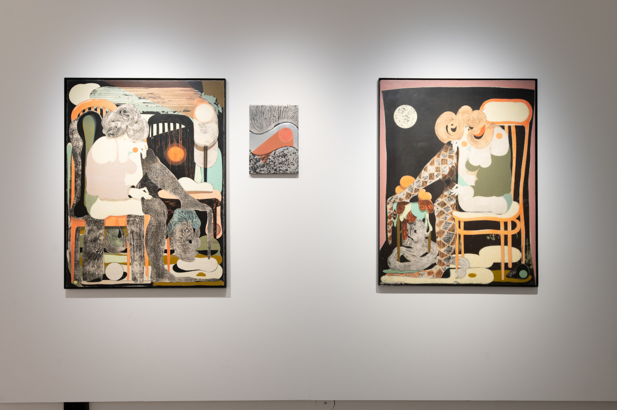 Impressionen der Ausstellung With bare hands von Alex Feuerstein