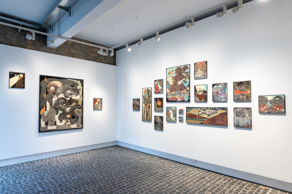 Impressionen der Ausstellung With bare hands von Alex Feuerstein
