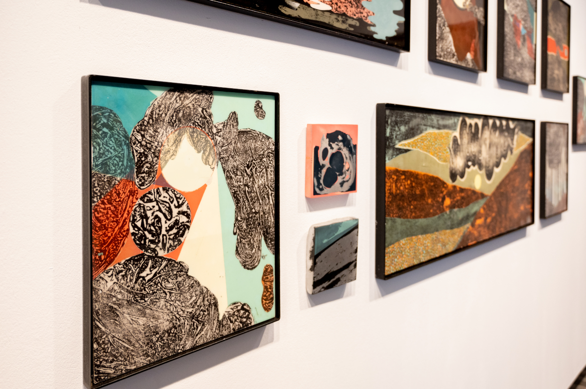 Impressionen der Ausstellung With bare hands von Alex Feuerstein