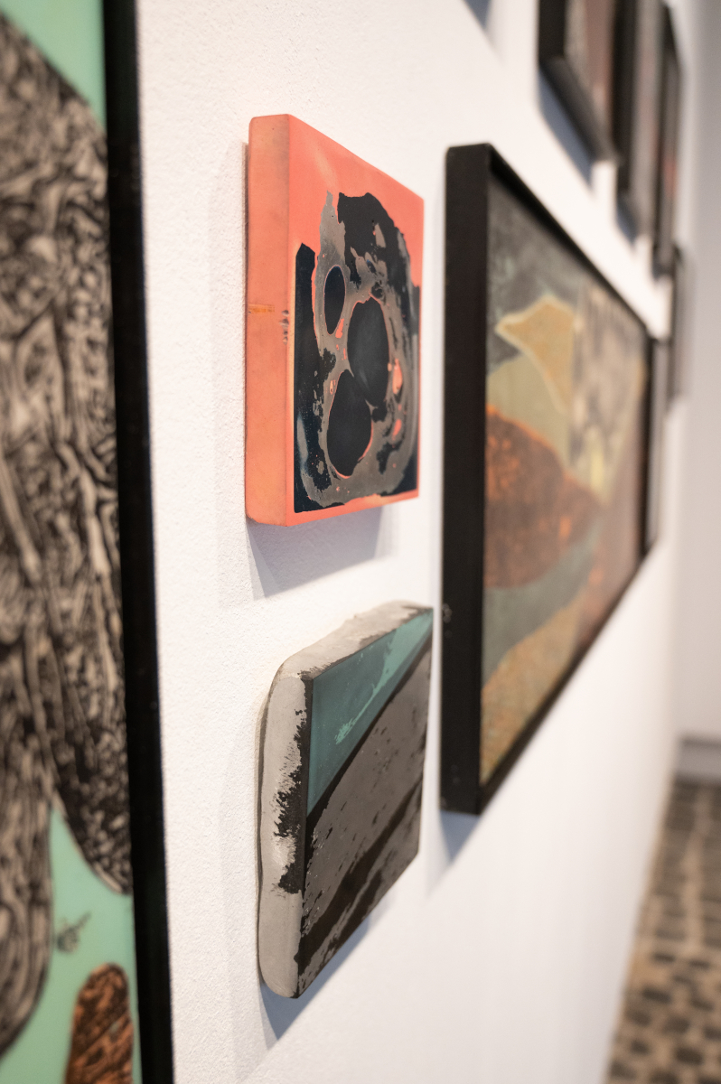 Impressionen der Ausstellung With bare hands von Alex Feuerstein