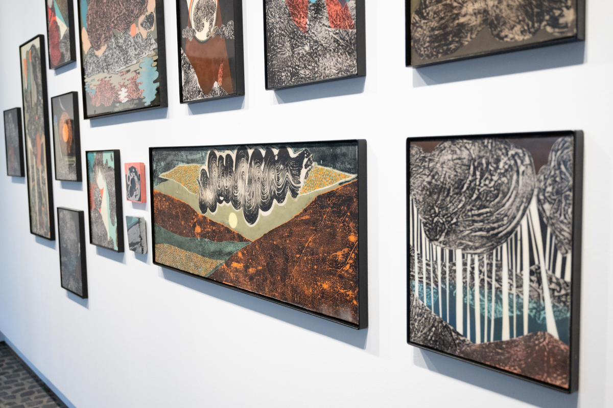 Impressionen der Ausstellung With bare hands von Alex Feuerstein