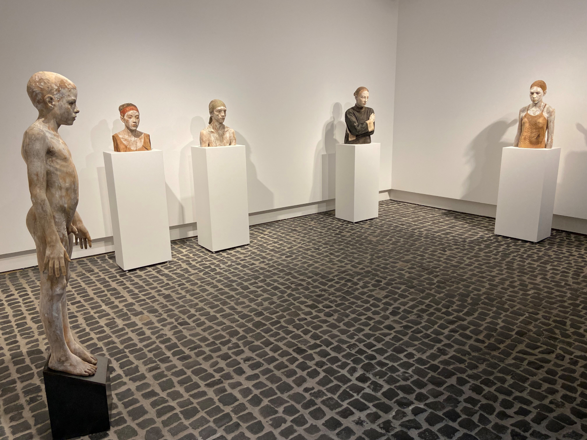Impressionen aus der Ausstellung Dialog von Bruno Walpoth und Erwin Wortelkamp