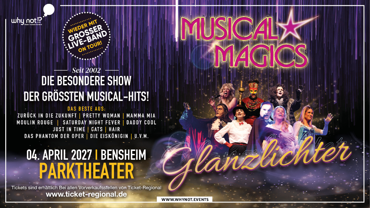 Werbeanzeige Musical Magics