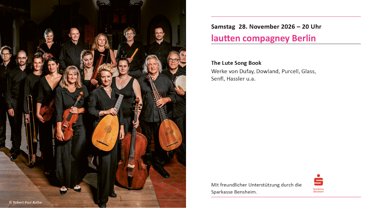 lautten compagney Berlin mit Instrumenten