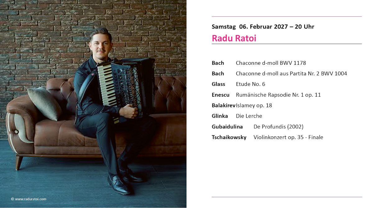 Radu Ratoi mit Instrument