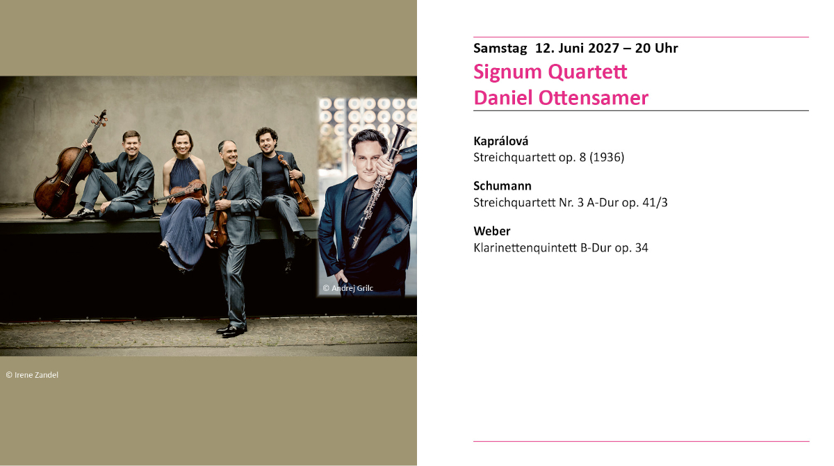 Signum Quartett | Daniel Ottensamer mit Instrumenten