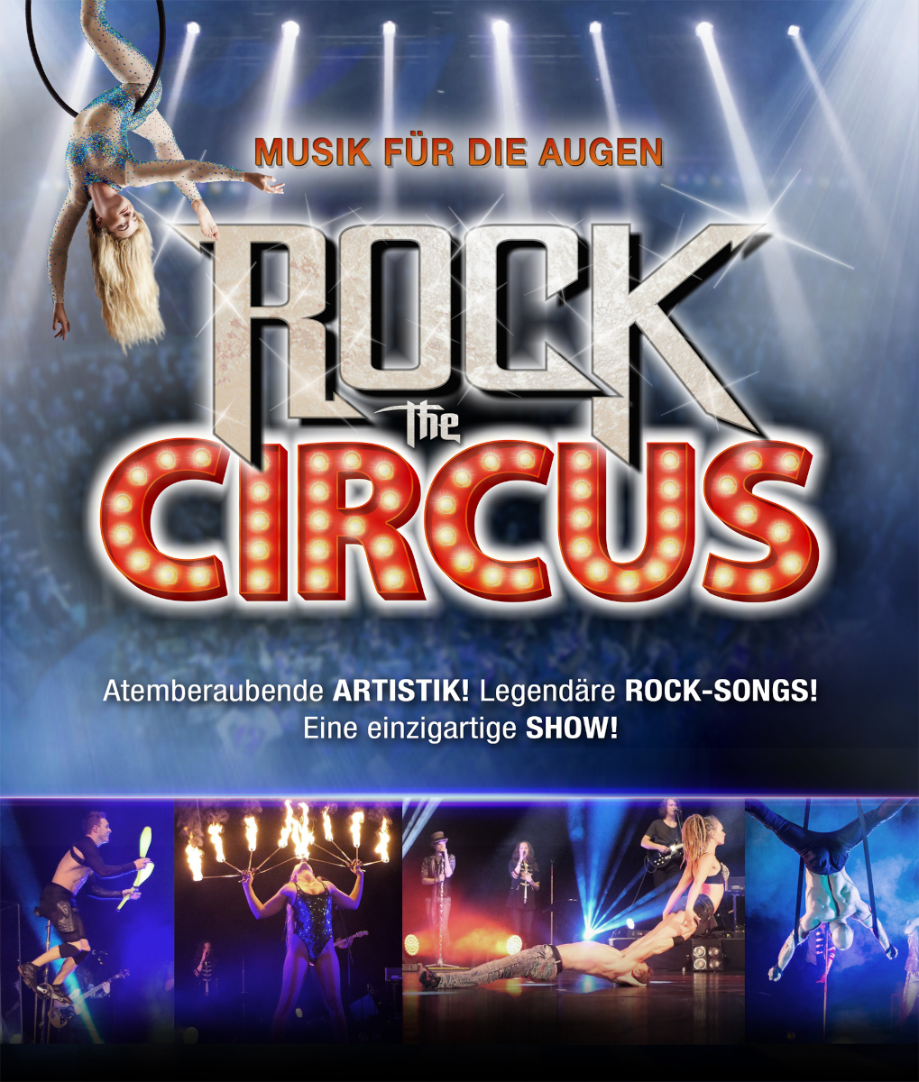 Veranstaltungsplakat "Rock the Circus"