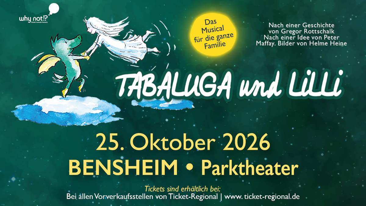 Werbeanzeige Tabaluga und Lilli