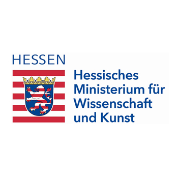 Logo Hessisches Ministerium für Wissenschaft und Kunst. Link führt zur Homepage des Ministeriums
